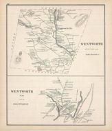 Wentworth, Wentworth Town, New Hampshire State Atlas 1892 Uncolored